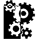 Animated complex machine with gears