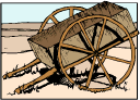 wooden cart hand cart