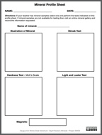 Mineral profile worksheet thumbnail